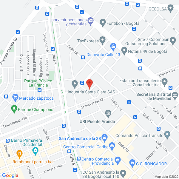 Mapa de Supraceites S.A