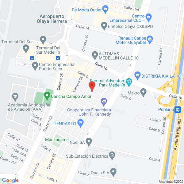 Mapa de Accion Express