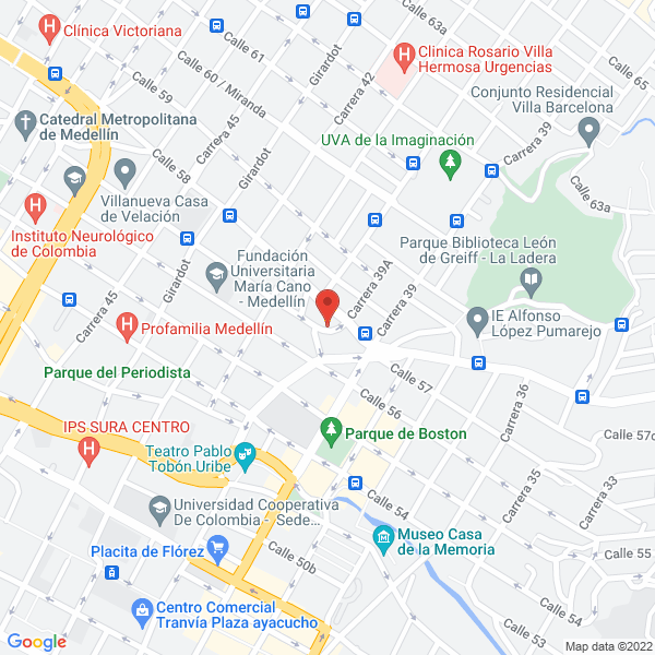 Mapa de Acedemia Aeroclub