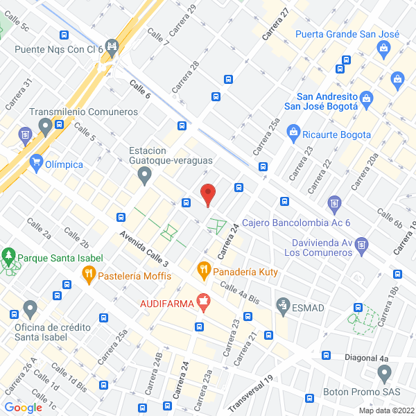 Mapa de Acermédica S.A.S