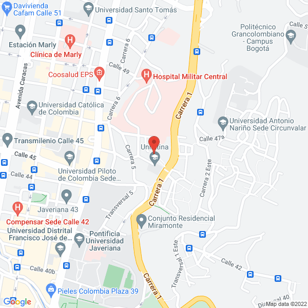 Mapa de Academia De Seguridad Privada Bodyguards Ltda.