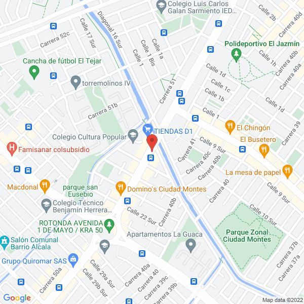 Mapa de Academia De Tejidos Osdid