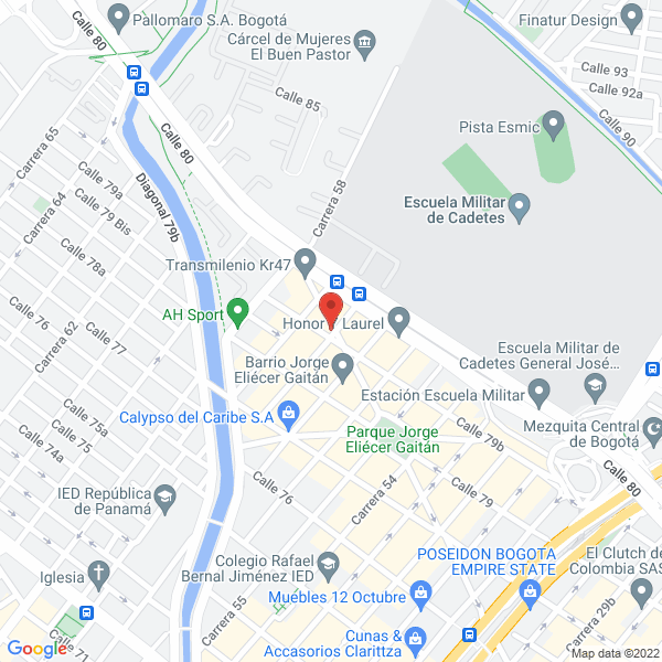 Mapa de Academia De Vigilancia Y Seguridad Privada Ltda.