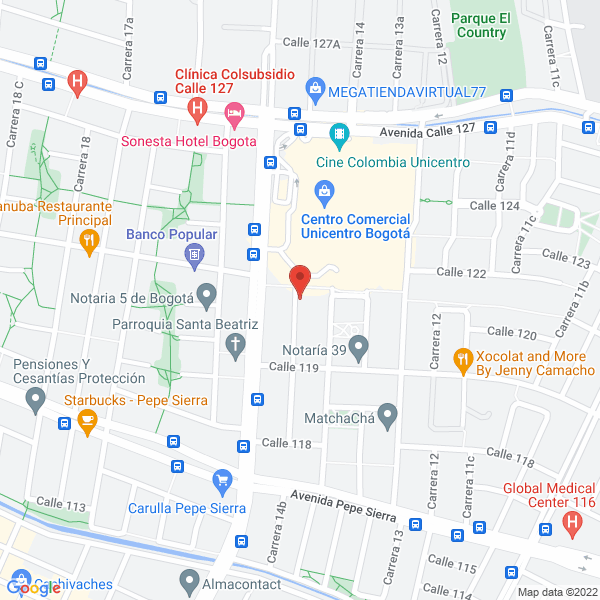Mapa de Academia Futbolmanía Gato Pérez