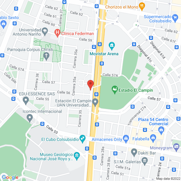 Mapa de Academis De Vigilancia Privada Marshals