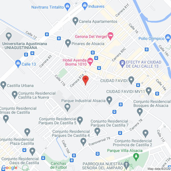 Mapa de Acarreos & Mudanzas Torres