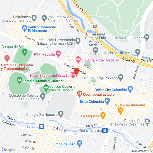 Mapa de Acasemia De Baile Rumba