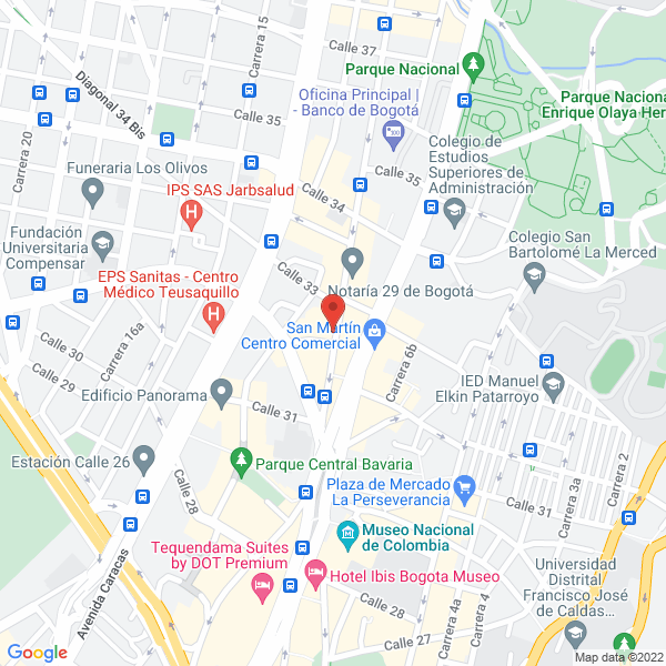 Mapa de Acesi