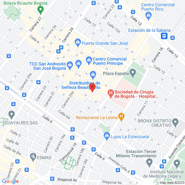 Mapa de Tecknomoda Johana