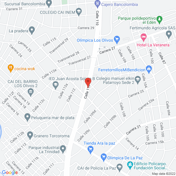Map of Acolchados Y Lencerías De La Costa