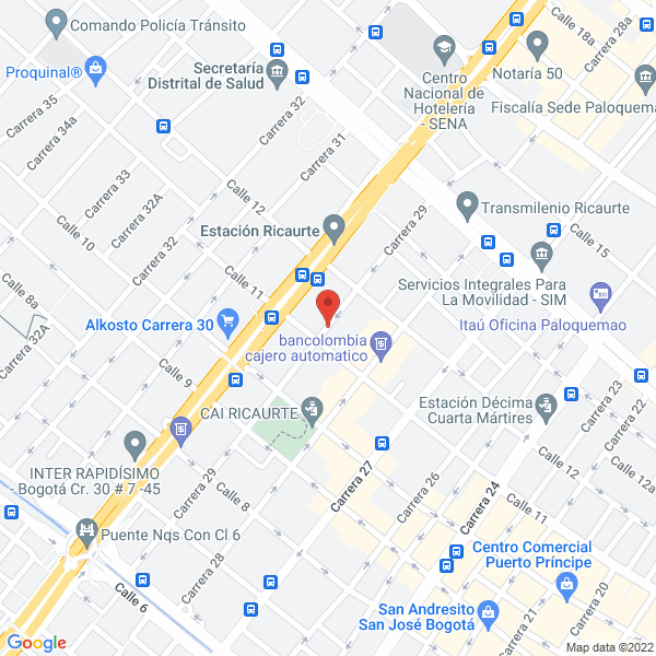 Mapa de Acrilámina Ltda