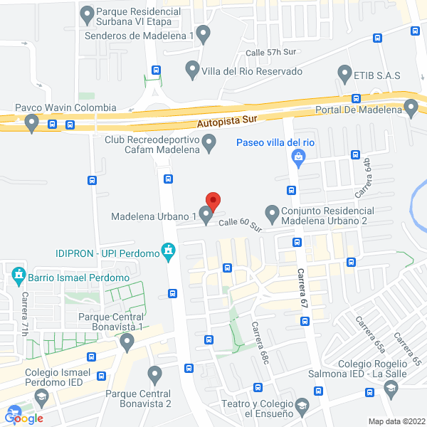 Mapa de Adela Investigaciones