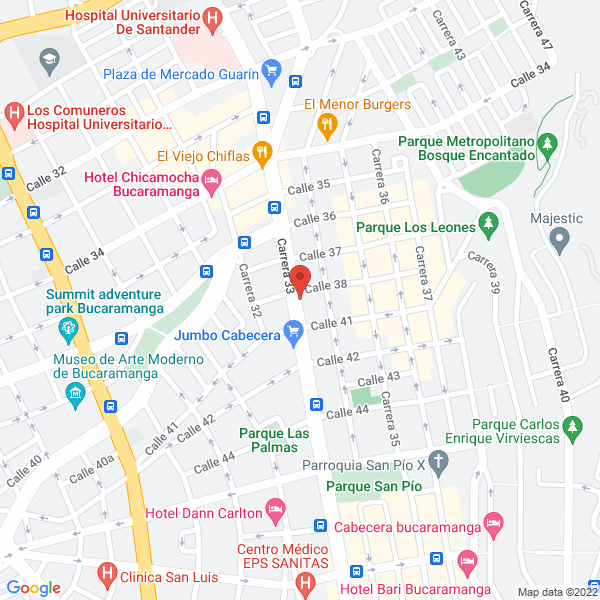 Map of Adelgazar Distri Stetik Alba Luz
