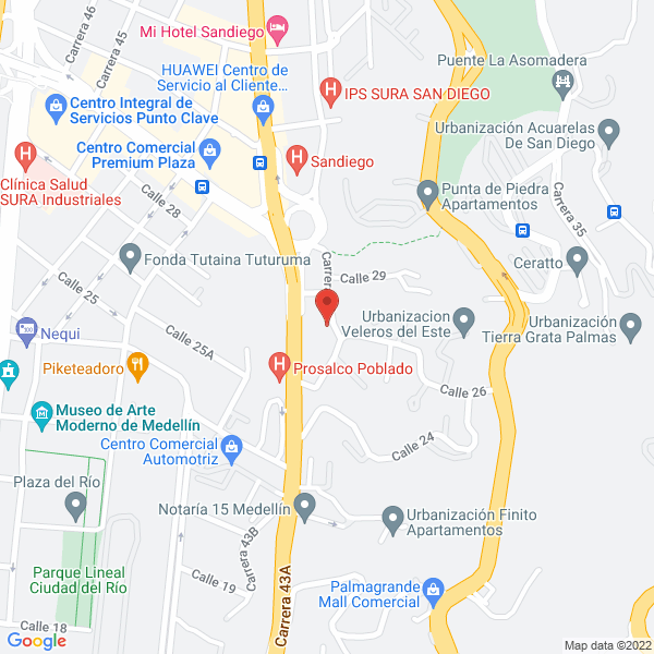 Mapa de Aderezzo Parrilla Bar