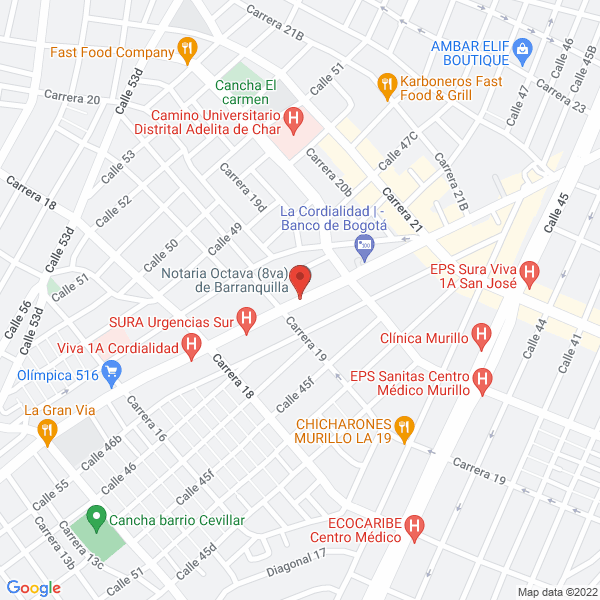 Map of Adalberto Meza Publicidad