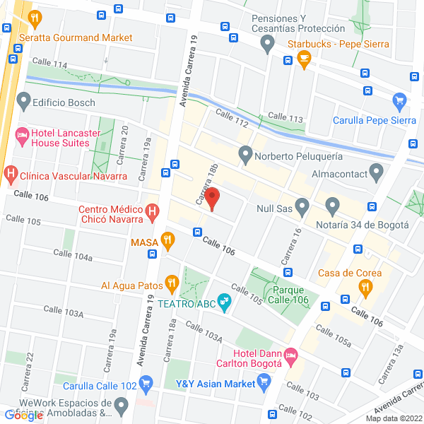 Mapa de Adama Ltda