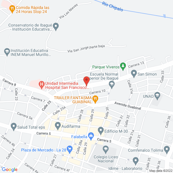 Map of Acuarela Galería Y Marquetería
