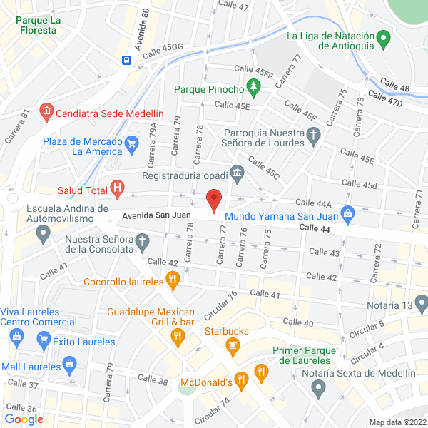Mapa de Acuario San Roque