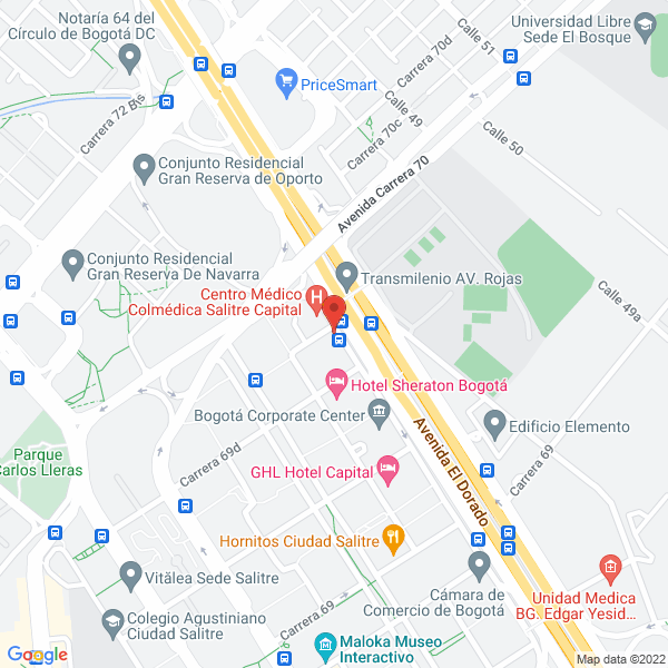 Mapa de Acrem S.A.