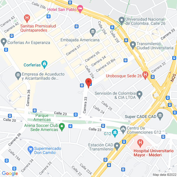 Mapa de Aero Mundo Travel Ltda