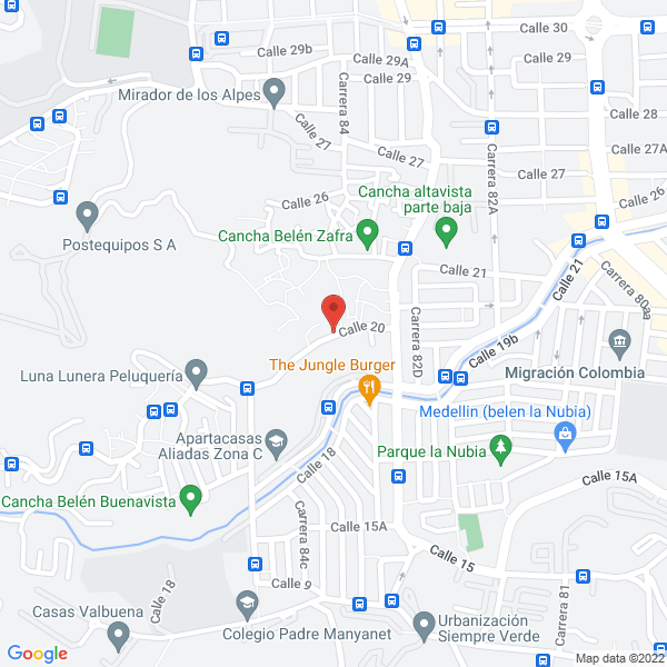 Mapa de Aero-Restaurar Techos