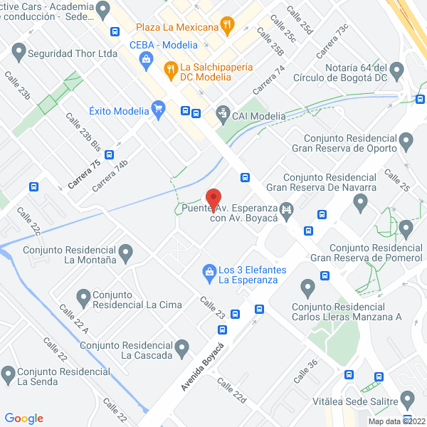Mapa de Aerorubiales De Colombia Ltda.