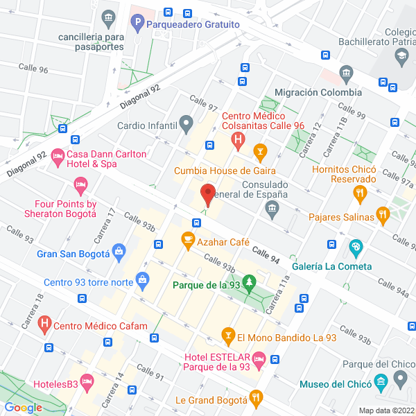 Mapa de Aesca S.A.S