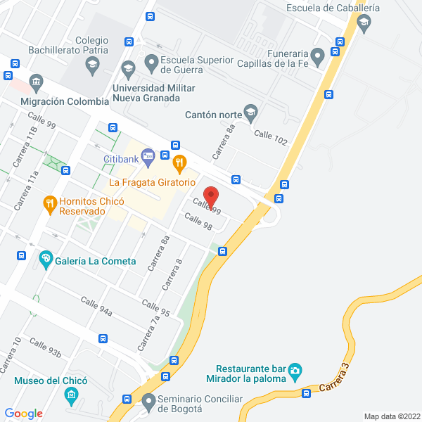 Mapa de Aferensis S.A.S
