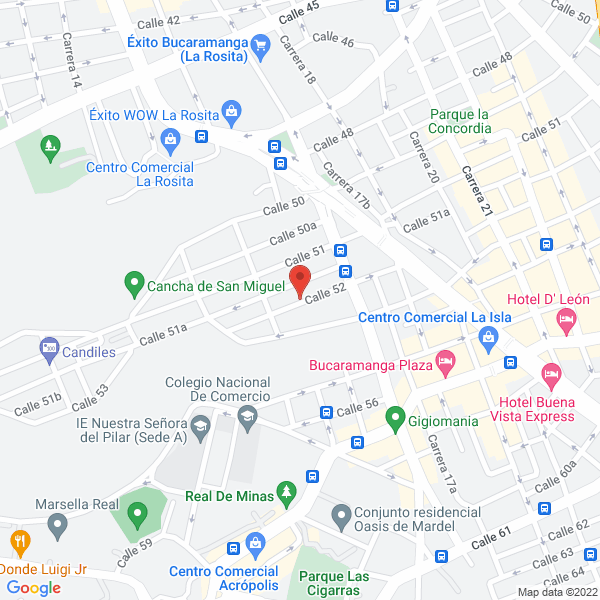 Map of Agencia De Viajes Diosa Tours