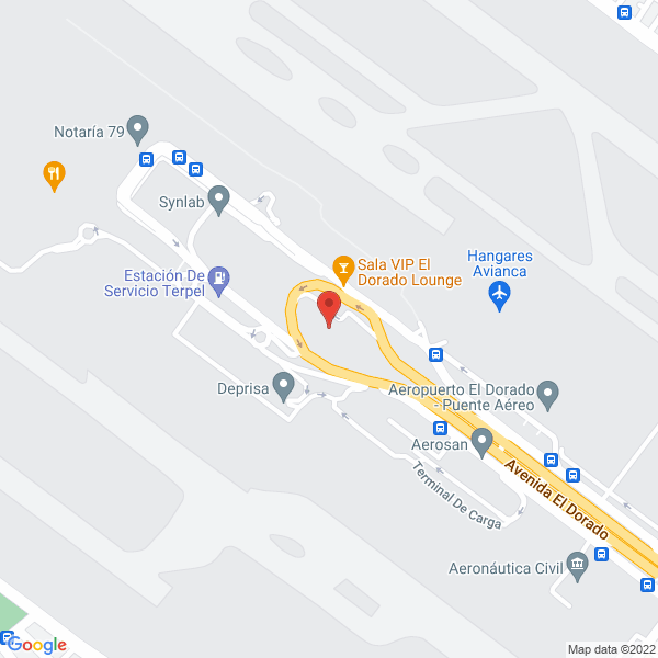 Mapa de Aeroclub De Colombia