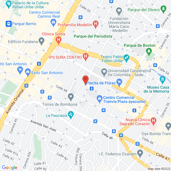 Mapa de Acuario Los Peces De Ochún