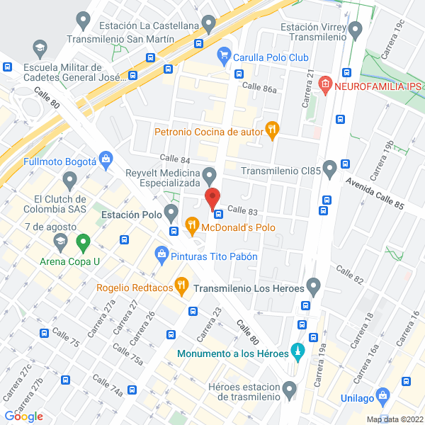 Mapa de Admejores Seguridad Ltda.