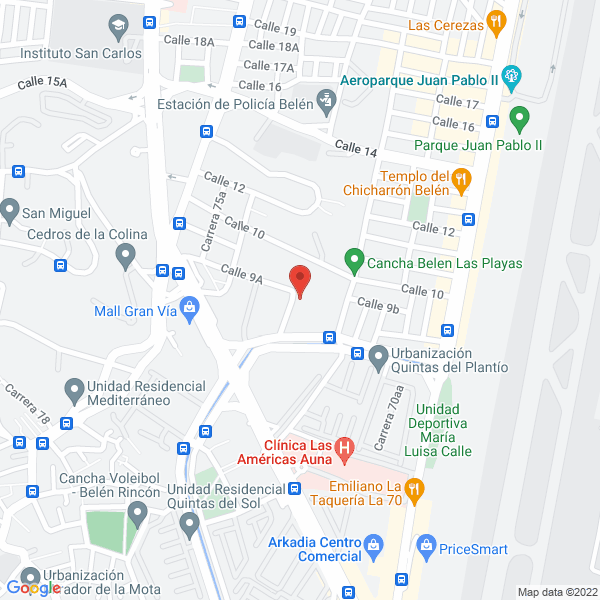 Mapa de Administraciones Munera Torres Ltda.