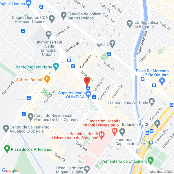Mapa de Adn Alta Decoración Nacional Ltda.