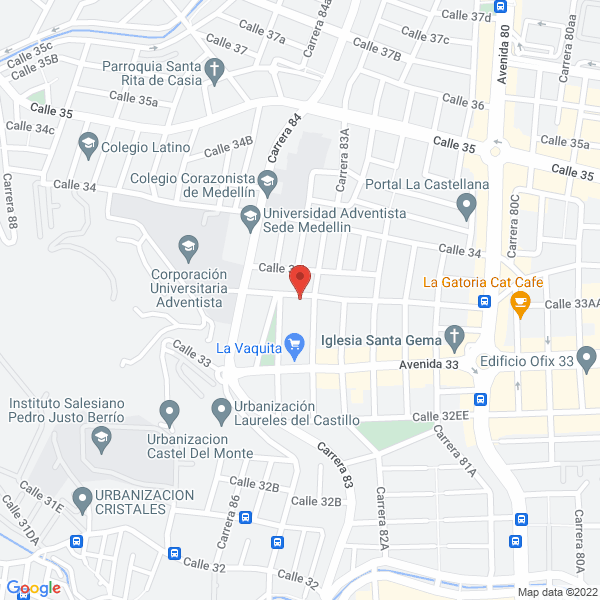 Mapa de Agencía De Aduanas Granadina Ltda.