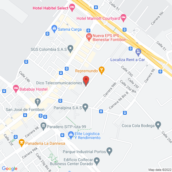 Mapa de Agencia De Aduanas Internacional Ltda.