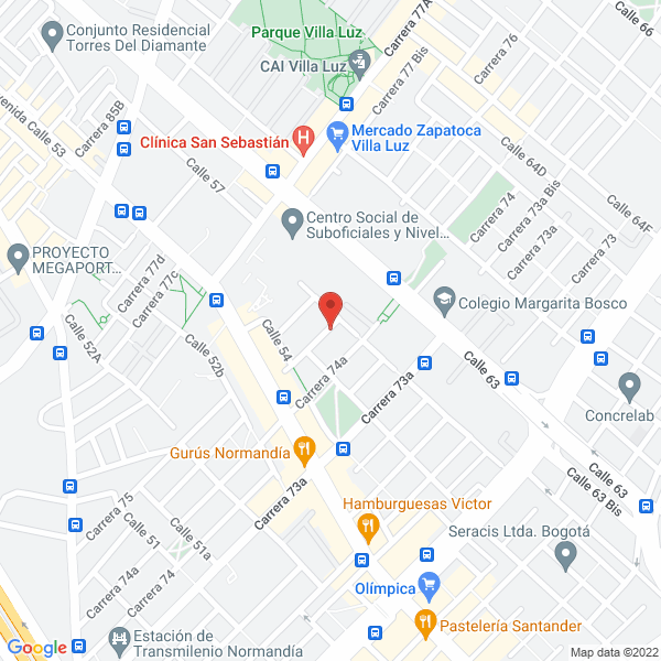 Mapa de Agencia De Aduanas American Customs Ltda. Nivel 2