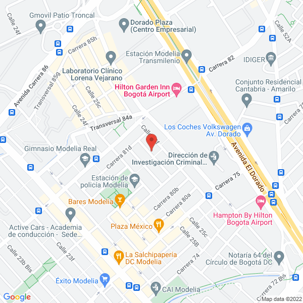 Mapa de Agencia De Aduanas Ascexi Ltda. Nivel 2