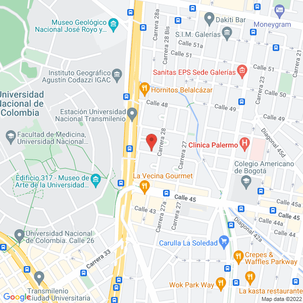 Mapa de Agencia De Modelos Orquestas Y Espectaculos