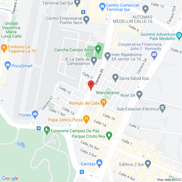 Mapa de Agencia De Seguros Asevida Ltda