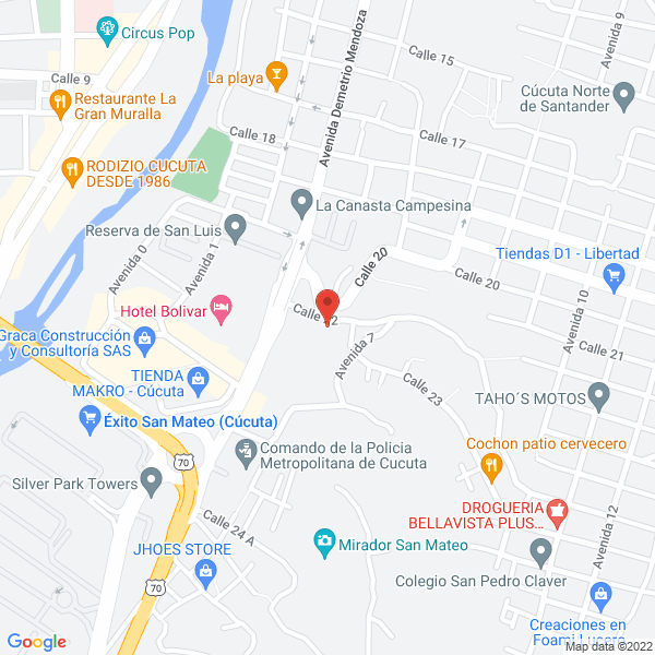 Map of Agencia Portiher Comunicación & Marca S.A.S.