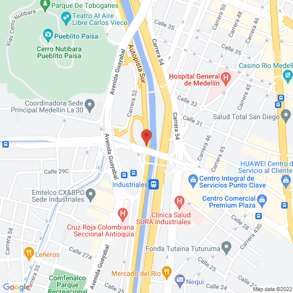Mapa de Agencia San Pio