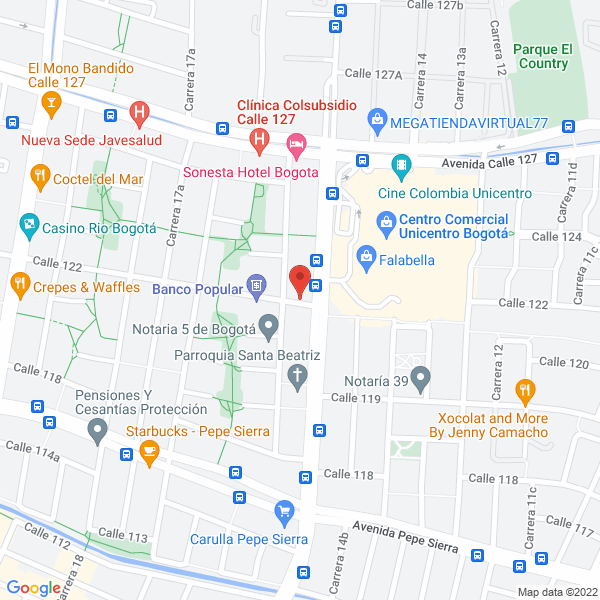 Mapa de Agencia Super Lavado