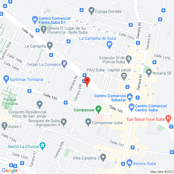 Mapa de Alarmas Y Cerrejería Ber-Car