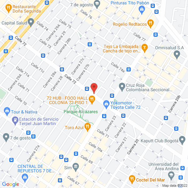 Mapa de Alarmas Y Sonido Serviguard S.A.S.