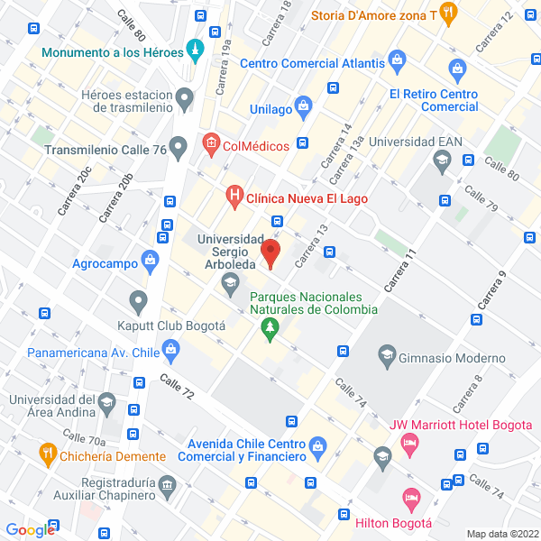 Mapa de Agencia De Viajes Sol Y Mar Ltda.