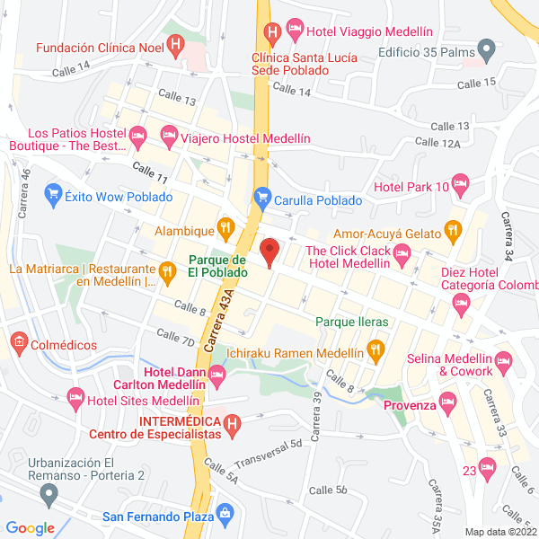 Mapa de Agencia Yogui