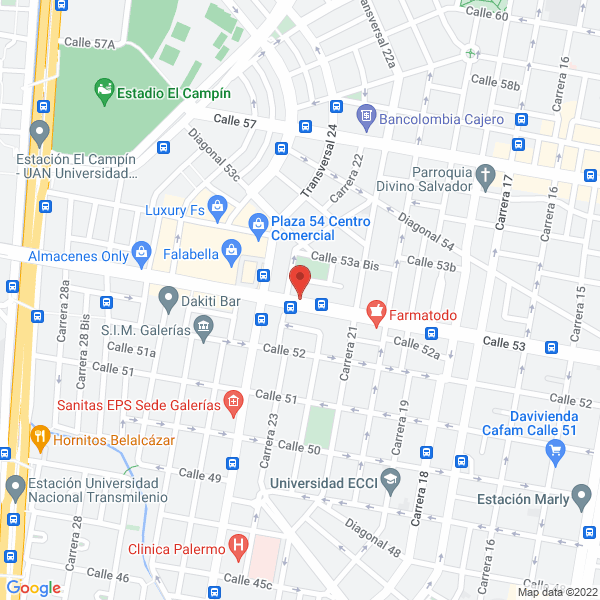 Mapa de Agencia De Aduanas Acolcex Ltda.