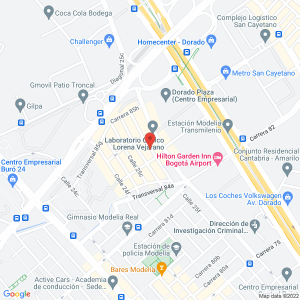 Mapa de Agencia De Aduanas Mor Aduanas Ltda