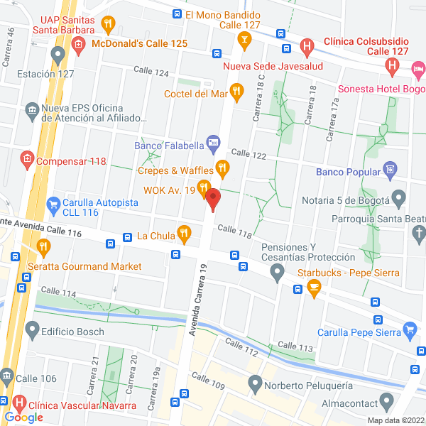 Mapa de Agencia De Estudios En El Exterior